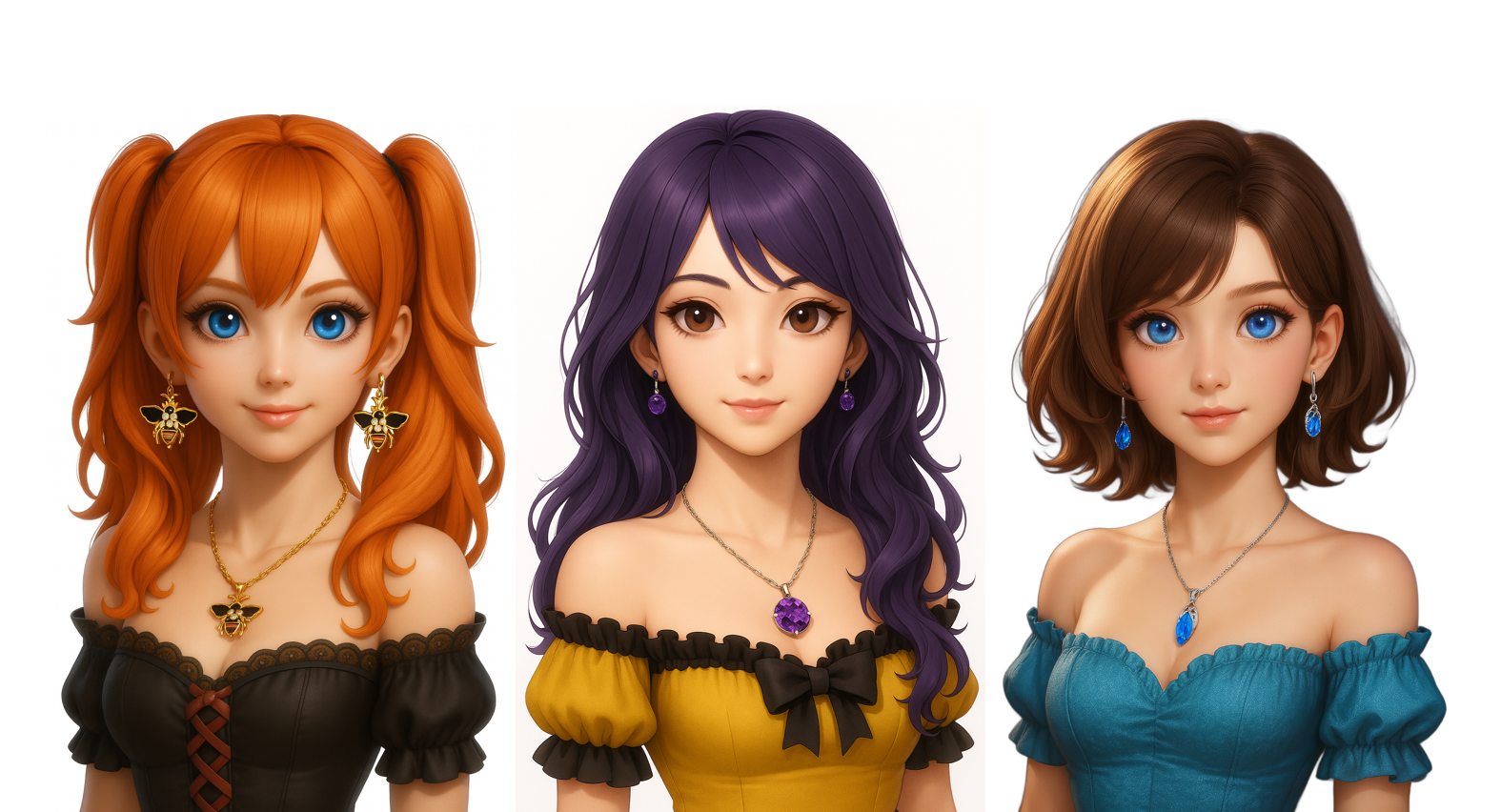 Аниме-аватары появились в украшениях 585 Золотой