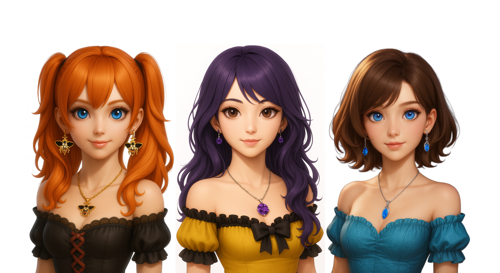 Аниме-аватары появились в украшениях 585 Золотой